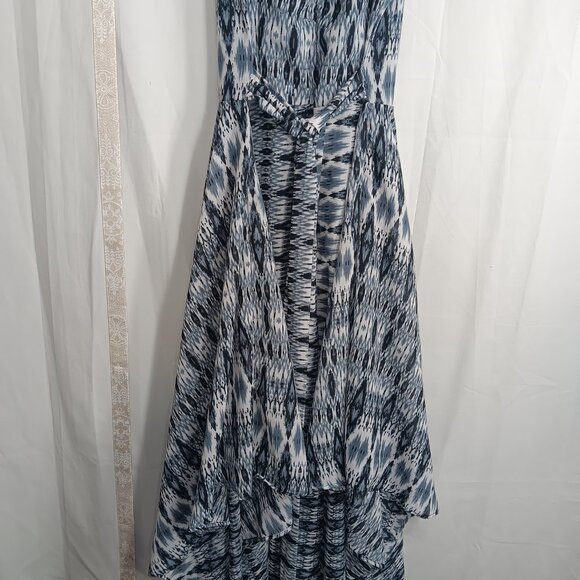 Diva Collection Womens size Medium Sleeveless Maxi Asymetrical bottom Dress E21 - Picture 7 of 16